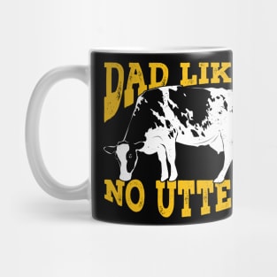 Dad Like No Utter Cattle Farming Cow Farmer Gift Mug